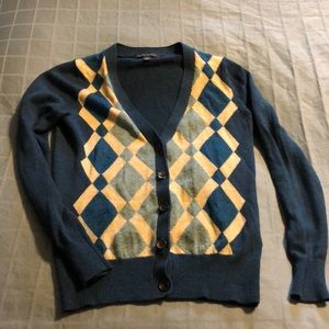 Argyle cardigan